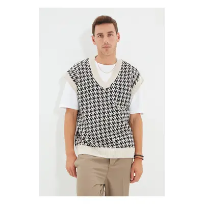 Trendyol Sweater Vest - Beige - Regular fit