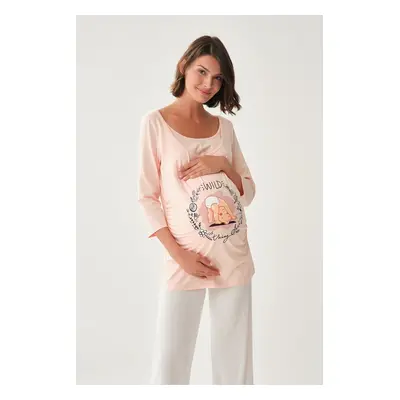 Dagi Pink Maternity T-shirt