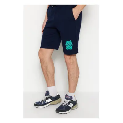 Trendyol Shorts - Dark blue - Normal Waist