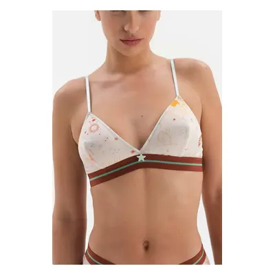 Dagi Sky Patterned Snap-on Cup Bra