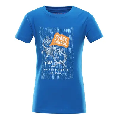 Children's T-shirt NAX POLEFO electric blue lemonade