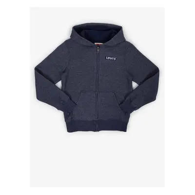 Levi&#39;s Dark blue Kids Striped Zippered Sweatshirt and Hoodie Levi&#39;s® - Boys