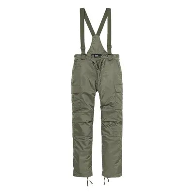 Olive Thermal Dungarees