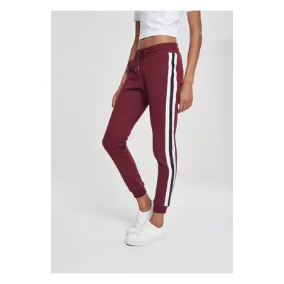 Women's College Contrast Sweatpants Port/White/Black