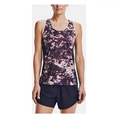 Under Armour Tank Top UA Fly By Printed Tank-PNK - Women