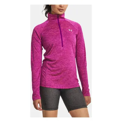 Under Armour T-Shirt Tech 1/2 Zipper - Twist-PPL - Women