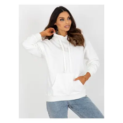 Women's Kangaroo Hoodie Ecru