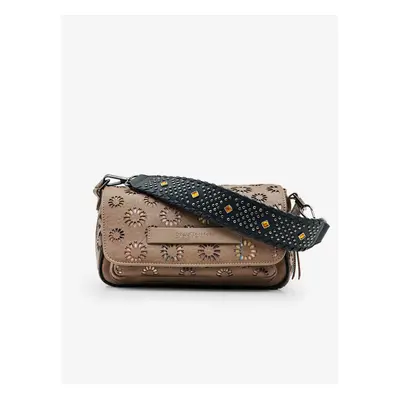 Light brown womens crossbody handbag Desigual Amorina Tromso - Women