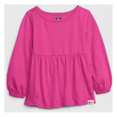 GAP Kids T-shirt organic cotton peplum - Girls