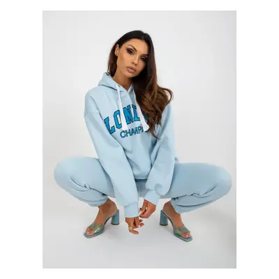 Light blue and blue tracksuit by Laraina