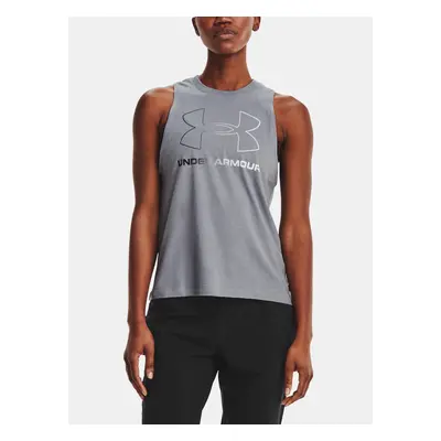 Under Armour Tank Top Live Sportstyle Graphic Tank-GRY - Women