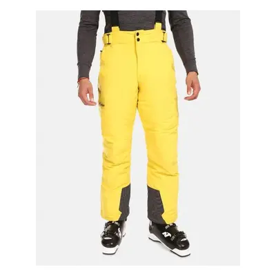 Men's ski pants KILPI MIMAS-M Yellow