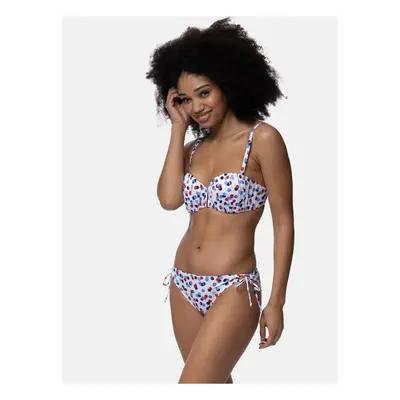 White polka dot bottom of swimwear DORINA Antibes - Women