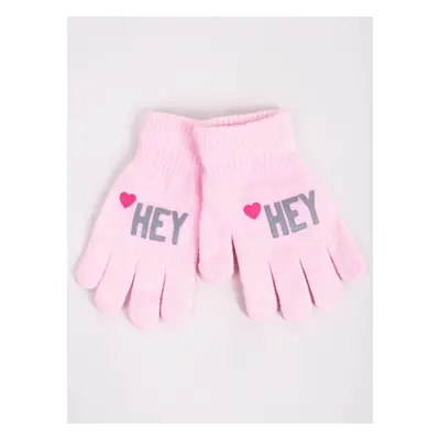 Yoclub Kids's Gloves RED-0012G-AA5A-023