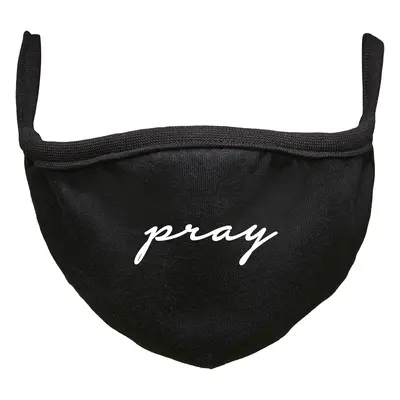 Black Face Mask Pray Wording