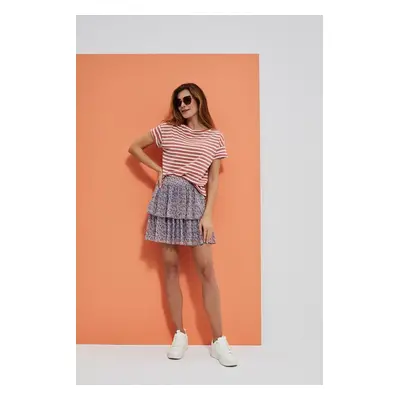 Mini skirt with ruffles