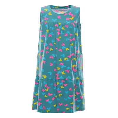 Children's dress ALPINE PRO DARESO porcelain green variant PA