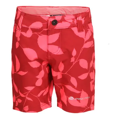 Kids softshell shorts ALPINE PRO MORCO diva pink variant pb