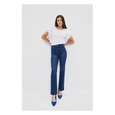 Jeans with flared legs