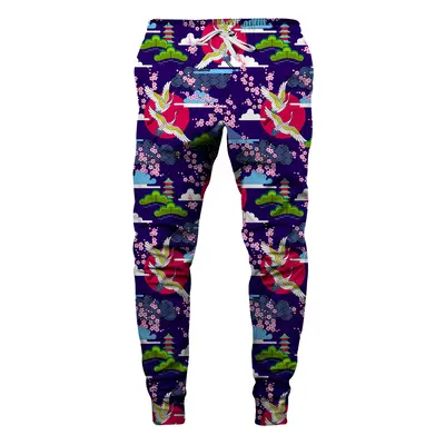 Aloha From Deer Unisex's Colorful Cranes Sweatpants SWPN-PC AFD914