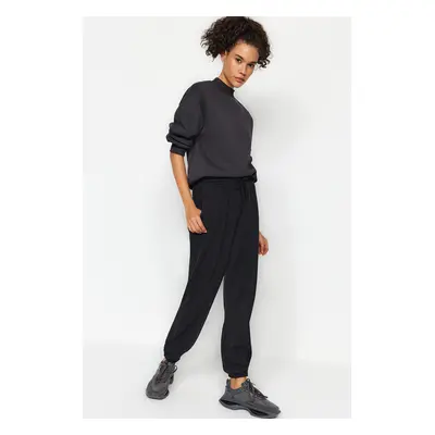 Trendyol Black Thessaloniki Comfort Fit Pocket Knitted Sports Sweatpants