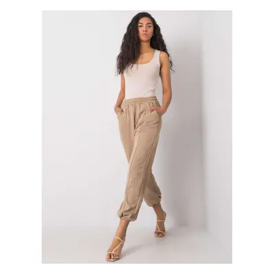 Women's dark beige sweatpants