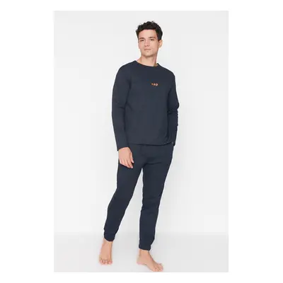 Férfi szett Trendyol TMNAW22PT0754/Navy blue