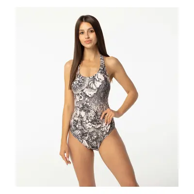 Aloha From Deer Woman's Fifth Seal Open Back Swimsuit SSOB AFD436