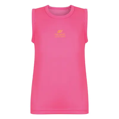 Children's quick-drying tank top ALPINE PRO NEQO neon knockout pink