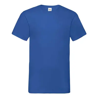 Blue Men's T-shirt Valueweight V-Neck Fruit of the Loom