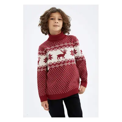 DEFACTO Boy Regular Fit Turtleneck Pullover