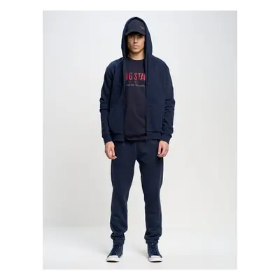 Big Star Man's Trousers Navy Blue