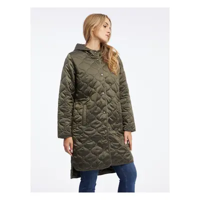 Orsay Khaki Women's Light Quilted Coat - Women's