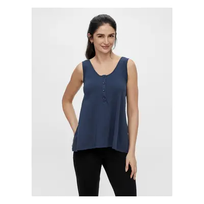 Dark blue pregnancy/breastfeeding tank top Mama.licious Elnora - Women