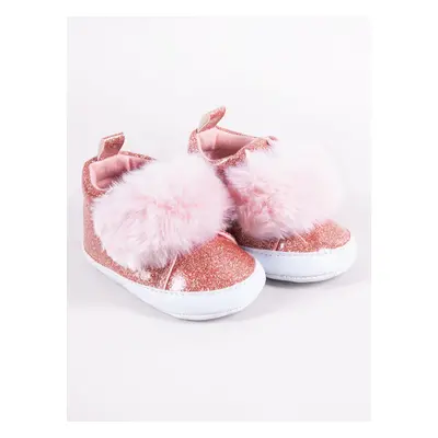 Gyermek cipő Yoclub Yoclub_Baby_Girls'_Shoes_OBO-0193G-0600_Pink