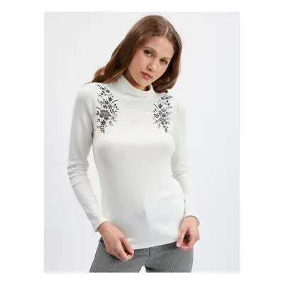 Orsay White Ladies Turtleneck - Women