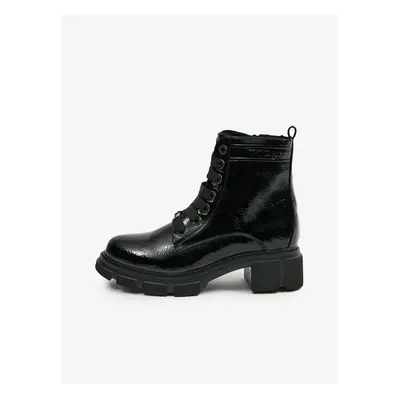 Black women's ankle boots Tom Tailor