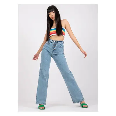 Blue high-waisted jeans Seville