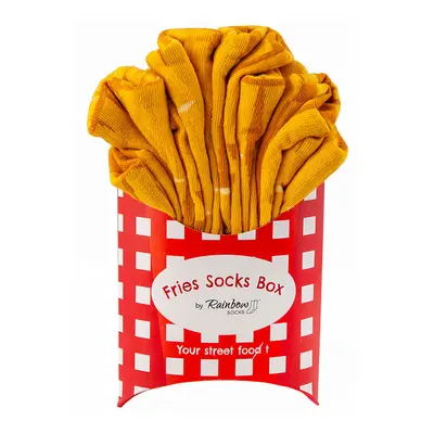 Set of Rainbow Socks French fries pairs