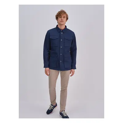 Big Star Man's Jacket Navy Blue