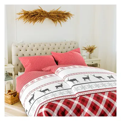 Edoti Xmass 2C flannel bedding A777