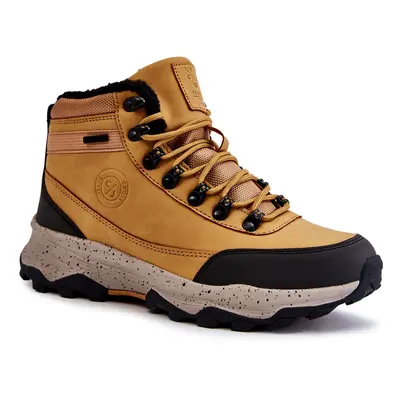 Men's insulated trekking shoes Cross Jeans KK1R4026C Camel