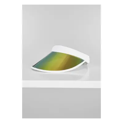 Holographic shield white/multicolored