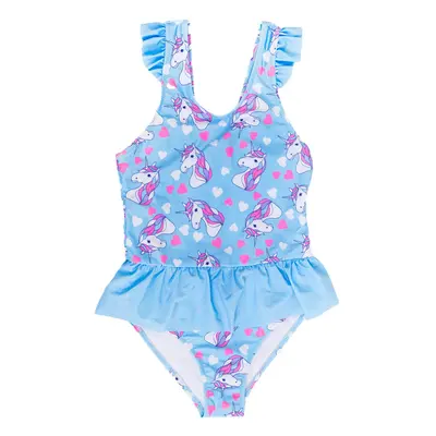 Yoclub Kids's Girls' One Piece Swimming Costume LKJ-0033G-A100