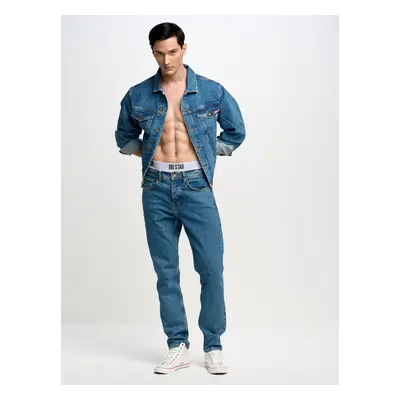 Big Star Man's Tapered Trousers Medium Denim-400