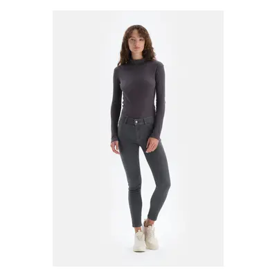 Dagi Anthracite Jean push-up leggings nadrág