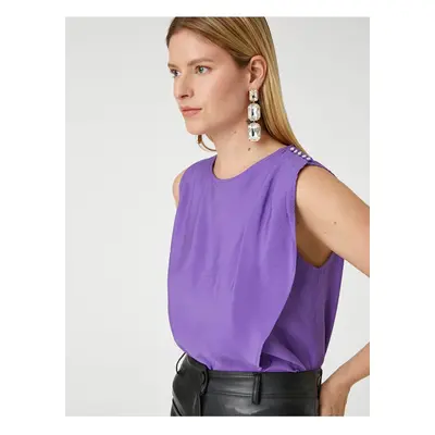 Koton Shoulder Detailed Sleeveless Blouse