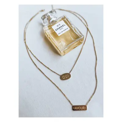 AMOUR Gold Dstreet Necklace