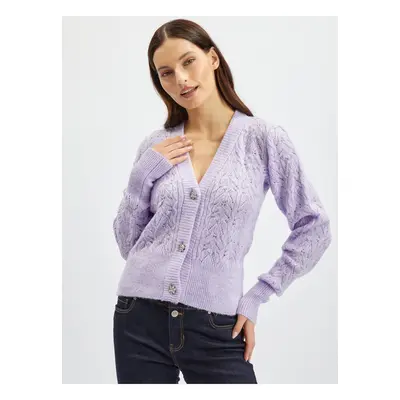 Orsay Light Purple Ladies Cardigan - Ladies