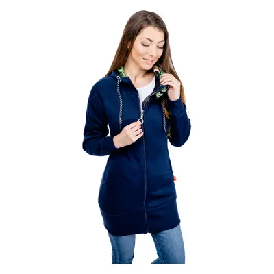 Women's Extended Sweatshirt GLANO - blue